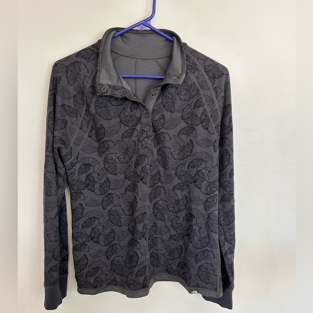 North face sweatshirt reversible